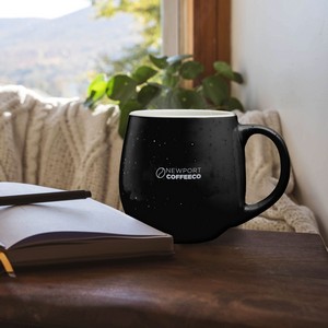 [CM9003] Kootenay Speckled 520 Ml. (17.6 Fl. Oz.) New Bone China Mug