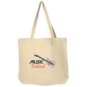 [E2010] Valkaz 10 oz Cotton Canvas Tote With Zipper