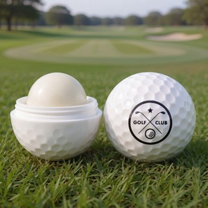 [MGB18] Golf Ball Lip Moisturizer Container