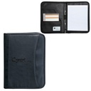 Zippered Notepad Portfolio: Koskin With 1" Gusset: Koskin with 1" Gusset