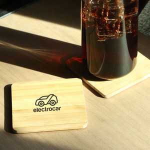 [BBCO] 3.75" x 3.75" Bamboo Coaster