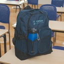 Backpack: 3 Zippered Compartments: 3 Zippered Compartments