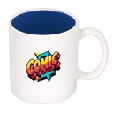 450 Ml. (15 Fl. Oz.) 'C' Handle Two-Tone Mug: Premium: Premium