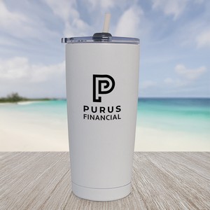 [DA9753] Revelstoke 600 Ml. (20 Fl. Oz.) Tumbler With Straw
