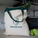 10 oz Cotton Canvas Tote Bag: 17.5" W X 16" H: 17.5" W x 16" H