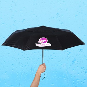 Telescopic Folding Umbrella: 42" Arc: 42" Arc