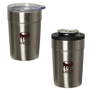 [DA9199] Chill Zone 360 Ml. (12 Fl. Oz.) 2-In-1 Can Insulator/Tumbler