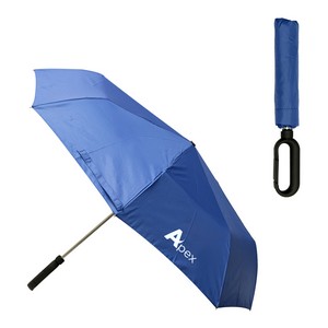 [UF9991] Captain Grip Carabiner Handle Folding Umbrella