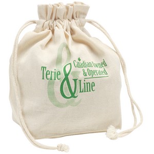[E3616] 5.5 oz Cotton Lunch Bag