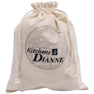 [E3624N] 5.5 oz Cotton Shoe Bag Natural