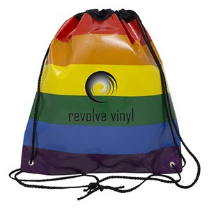 Jumbo Rainbow Drawstring Backpack