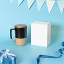 Ceramic Mug Box: 4.75" W x 3.5" L x 6.25" H