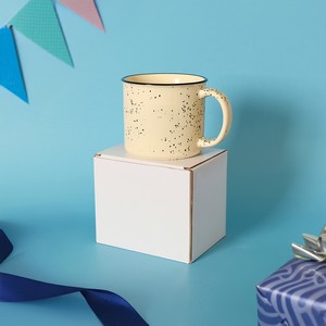 Ceramic Mug Box: 5.25" W x 4.5" H x 4" D