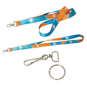 [EZ8105] E-Z Import™ 0.5" W Sublimated Lanyard
