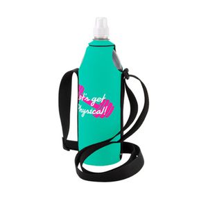 [0040-3M-STRAP-1C] 1 Liter Kolder® Water Wet Suit Bottle Cover w/Shoulder Strap (1 Color)