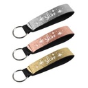 Metallic Neoprene Wrist Strap Key Holder