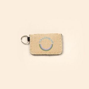 [0651-3B-1C] Burlap Neoprene Card Guard