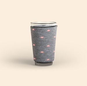 [0665-3H-1C] Pint Glass Sleeve - Heathered Neoprene