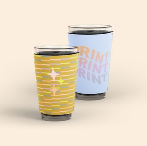 [0665-3W-4CP] Pint Glass Sleeve - 4CP Neoprene