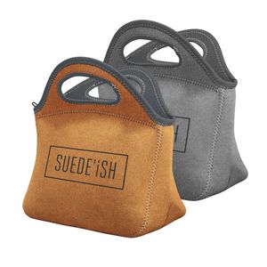 [0796-3S-1C] Gran Klutch Suede-ish Neoprene Lunch Bag