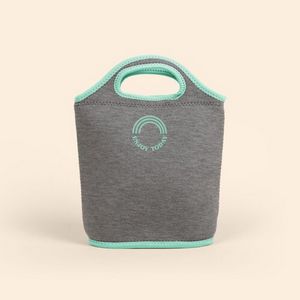 [0803-3H-1C] Venti Heathered Jersey Knit Neoprene Lunch Bag