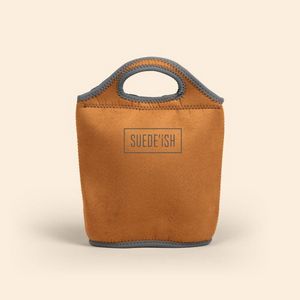 [0803-3S-1C] Venti Suede-ish Neoprene Lunch Bag