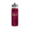 22 Oz. Van Metro Velvet Sport Bottle w/Sleeve & Push-Pull Lid