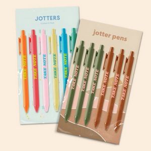 [0837-6PK] Custom Pen Packs - 6 Pack - Jotter