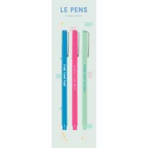 [0844-3PK] Le Pen Custom Pen 3-Pack
