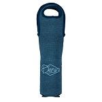 [1029-3U-1C] Denim-Neoprene Single Wine Tote