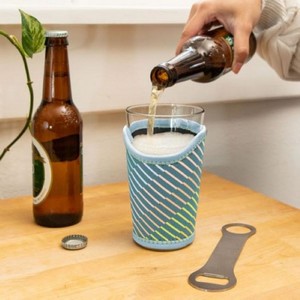 [1041-3W-4CP] Stacia Deluxe 4CP Pint Glass Sleeve