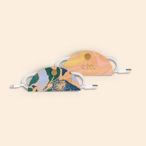 [1417-LH-MB-DB] Marbled Leather Tech Taco