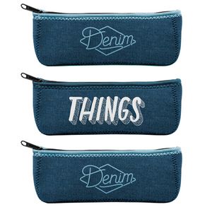 Denim Canoe Pouch