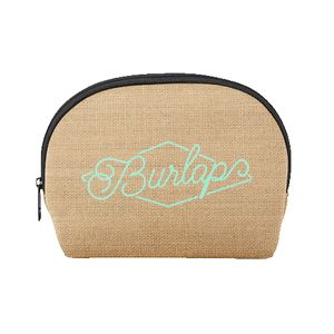 [1645-3B-1C] Cosmo Cutie Burlap Neoprene Pouch