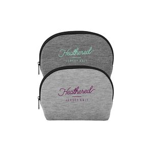 Cosmo Cutie Heathered Jersey Knit Neoprene Pouch