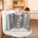 All Day Tote Metallic Neoprene Medium