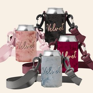 [2102-3V-1C] Hang Cool Velvet Can Holder