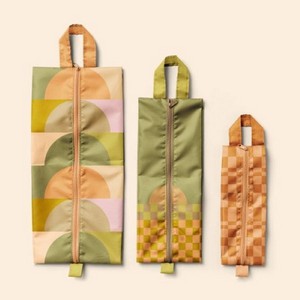 [2122-190T-4CP] Tuck Gusset Pouches Set Of 3 - Ripstop