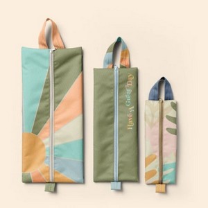 [2122-PD21-4CP] Tuck Gusset Pouches Set Of 3 - 4cp Poly