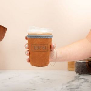 Coffee Sleeve - Medium - Suede'ish Neoprene