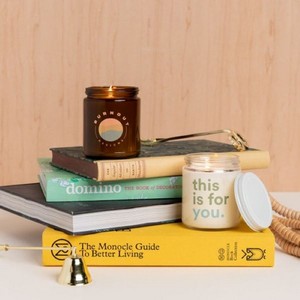 [3001-1C] Glass Jar Candle w/Lid - Direct Print