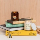 Glass Jar Candle w/Lid - Direct Print