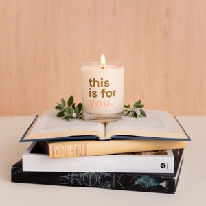 Double Old Fashioned Glass Candle - Direct Print