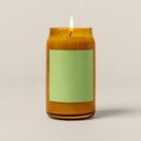 Beer Can Glass Candle - Label