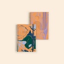 Folio - Marbled + Debossed Leather Cover - Size W