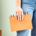 Disc-Bound Journal - Debossed Leather - Small