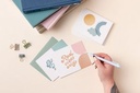 4.25"x5.5" Flat Letterpress Card