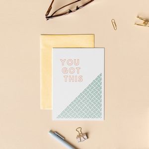 [3702-236-1C] Flat Letterpress Card (5"x7")