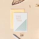 Flat Letterpress Card (5"x7")