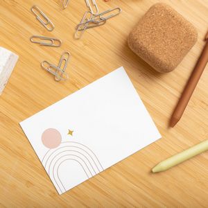 [3703-236-1C] Flat Letterpress Card (3.5"x 5")